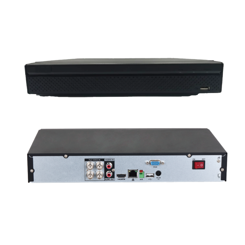 D-13》XVR6104-SSD<br>4K対応 4ch PoC 1TB-SSD MVR