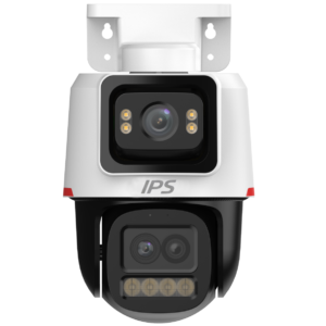 I-31》IPS-NP2-421-AIC<br>4M (2.8mm固定) +2M (6倍ズーム) 2眼AIカラー PTZカメラ 双方向通話