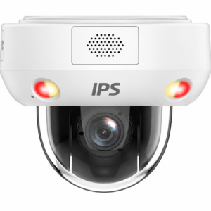 I-44》IPS-NP413-5PTZ<br>4MP 光学5倍ズームPTZ ドーム型NWカメラ 双方向通話 デュアルライト