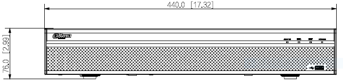 NVR5416-16P-4KS2E外寸