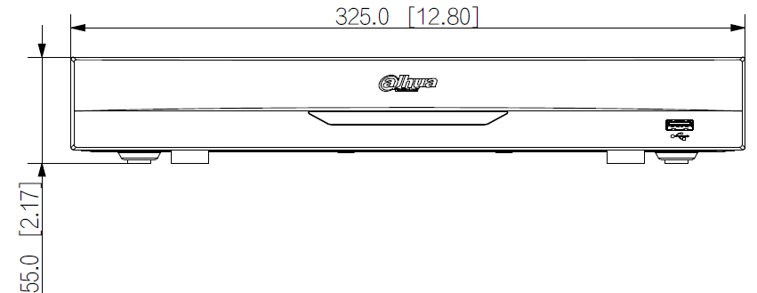 XVR5104H-I3-4P外寸